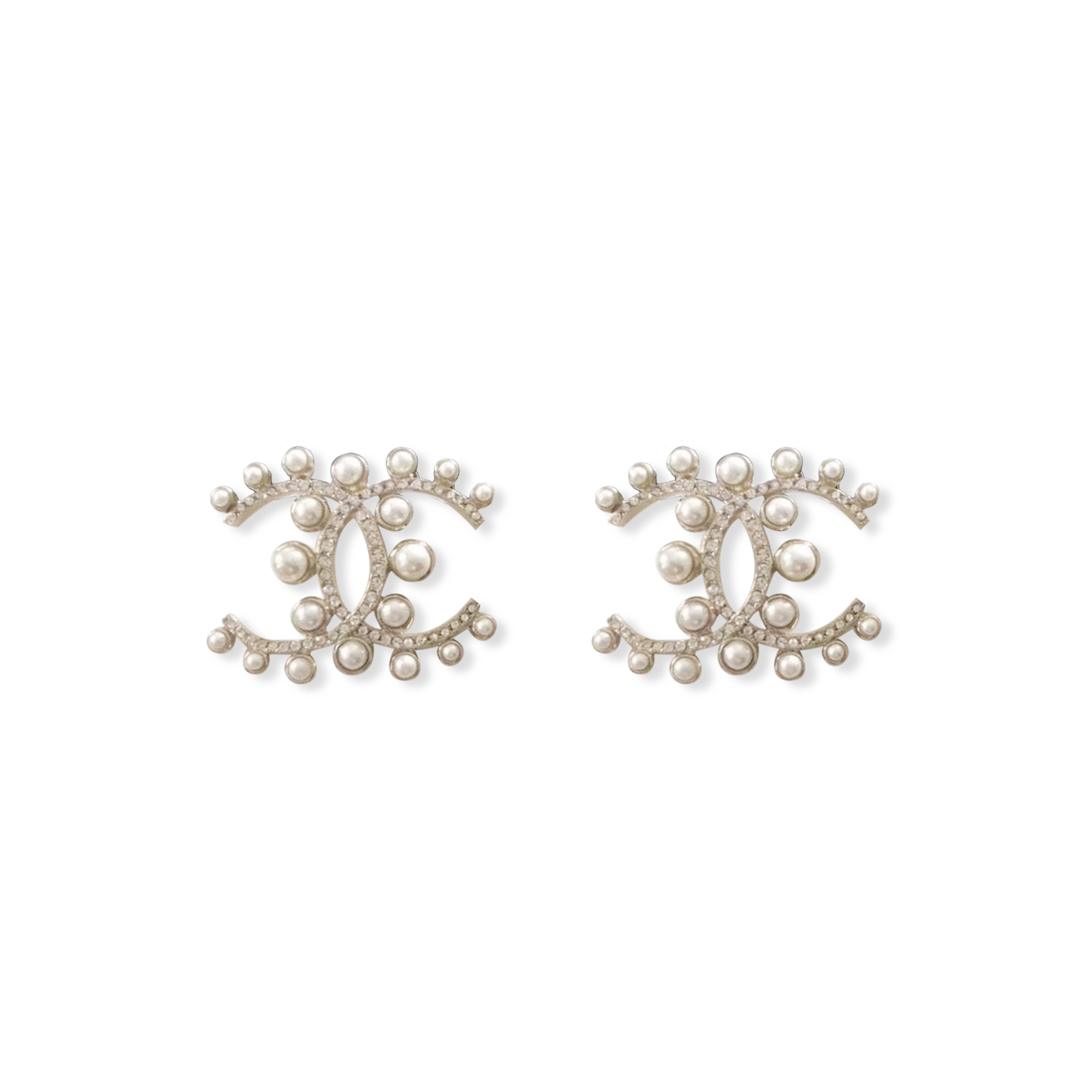 CHANEL CC PEARL EARRINGS 300561